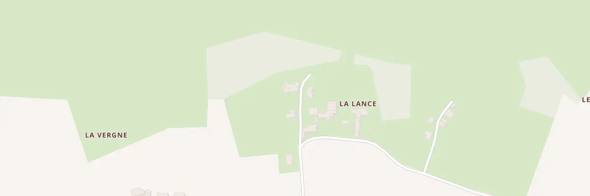 Plan du 10 La Lance à Champdolent