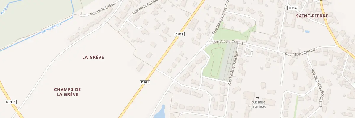 Plan du 38 Rte de Rochefort à Surgères