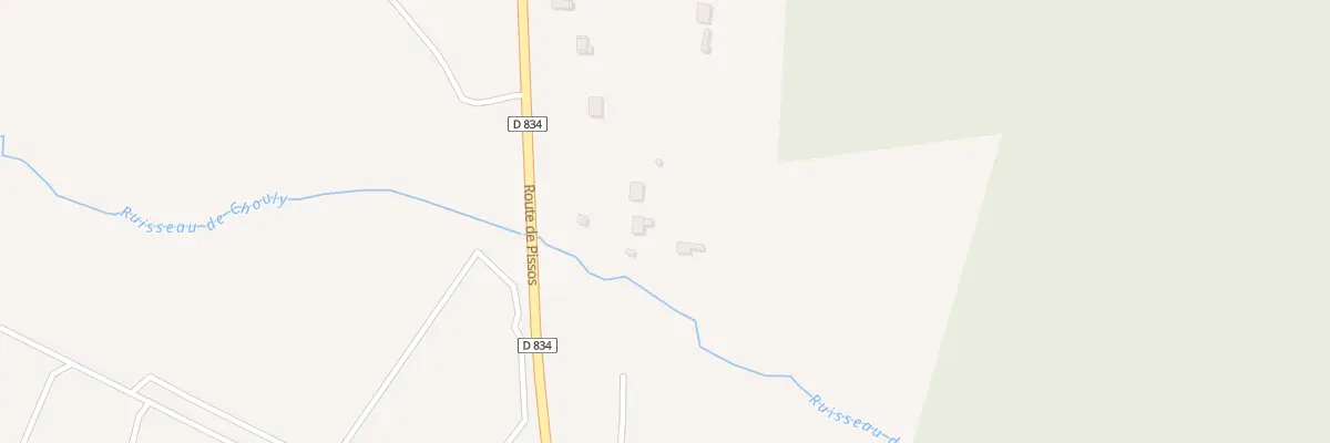 Plan du 38 Houssats à Trensacq