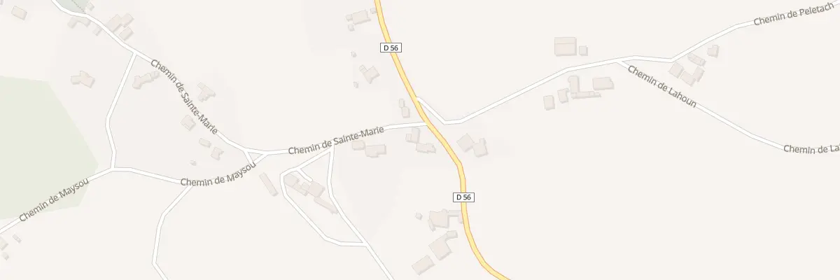 Plan du 2 Che de Sainte Marie à Bonnut