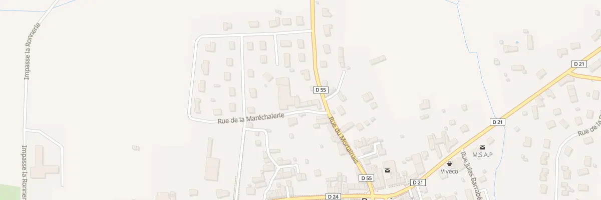 Plan du 261 Rue de le Baillee Montaval à Passais Villages