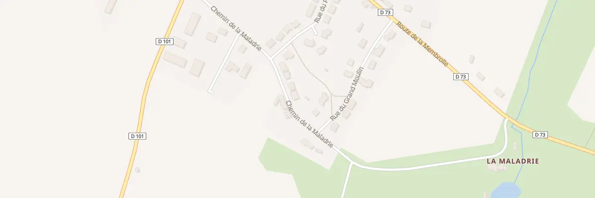 Plan du 8 Che de la Maladrie à Erdre-en-Anjou