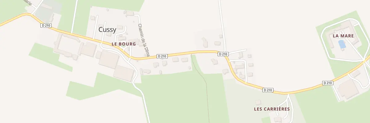 Plan du 5033 L’Herbage Gambier à Cussy