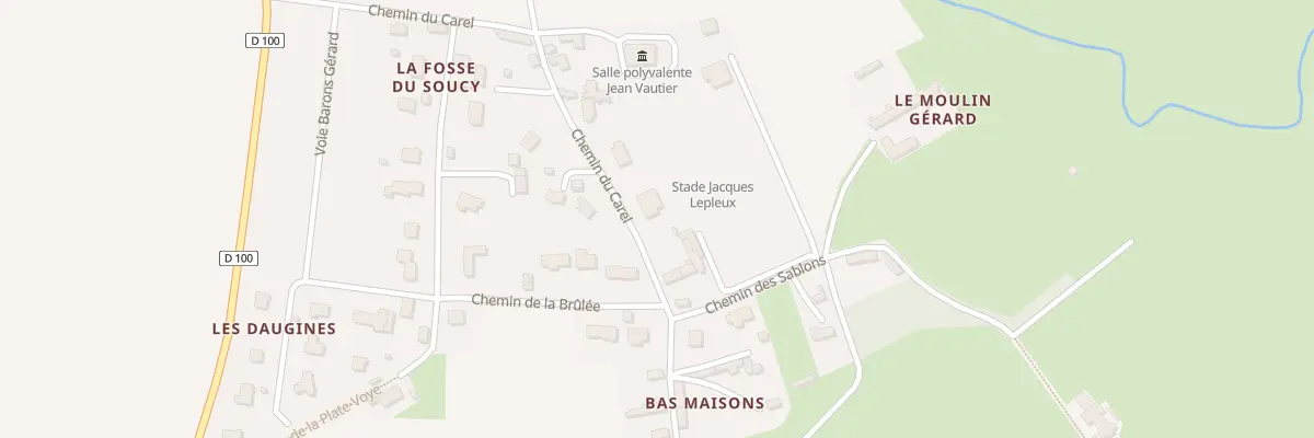 Plan du 12 Che du Carel à Maisons