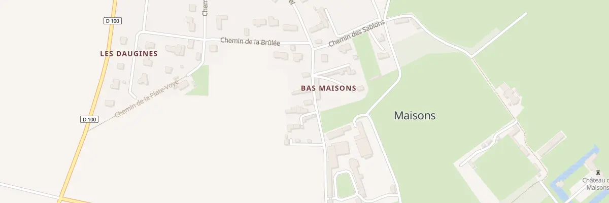 Plan du 11 Che du Carel à Maisons
