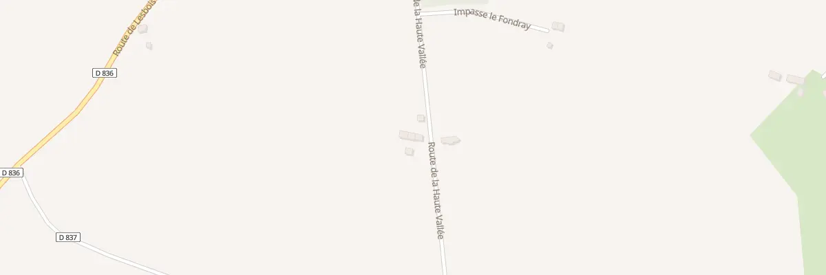 Plan du 91 Le Gras Aunay Saint Simeon à Passais Villages