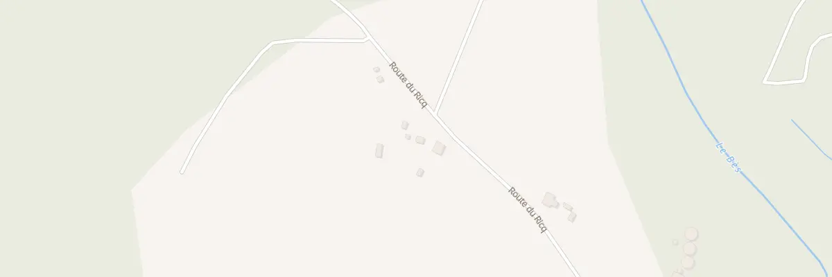 Plan du 1323 Rte du Ricq à Saint-Yaguen