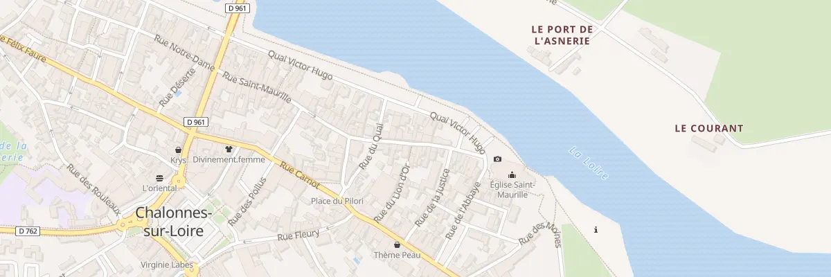 Plan du 10 Rue Saint-Maurille à Chalonnes-sur-Loire