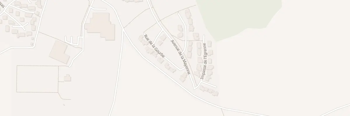 Plan du 15 Rue de la Gourbe à L’Huisserie