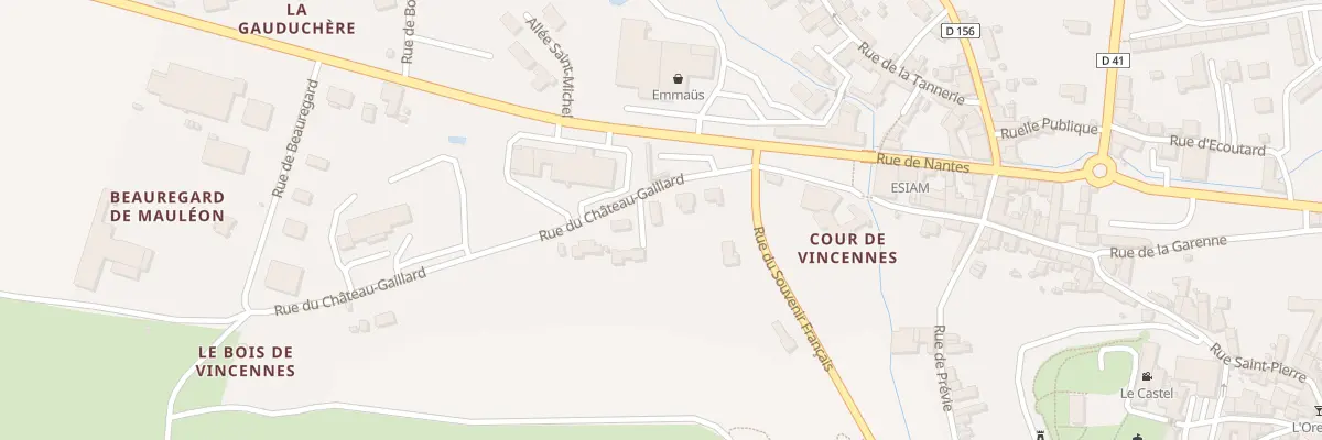 Plan du 7 Rue du Château-gaillard à Mauléon
