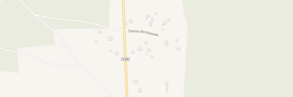 Plan du 32 Houssats à Trensacq