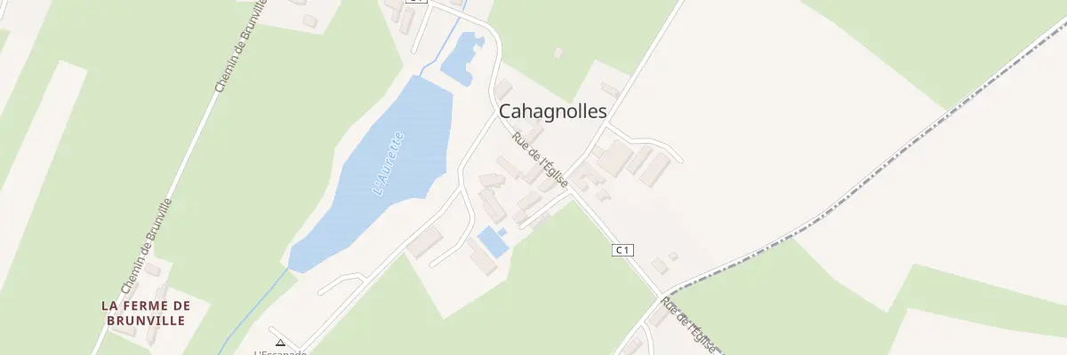 Plan du 640 Rue de l’Église à Cahagnolles
