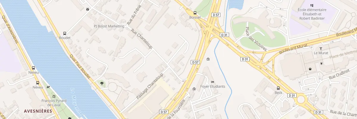 Plan du 91 Rue Chanteloup à Laval