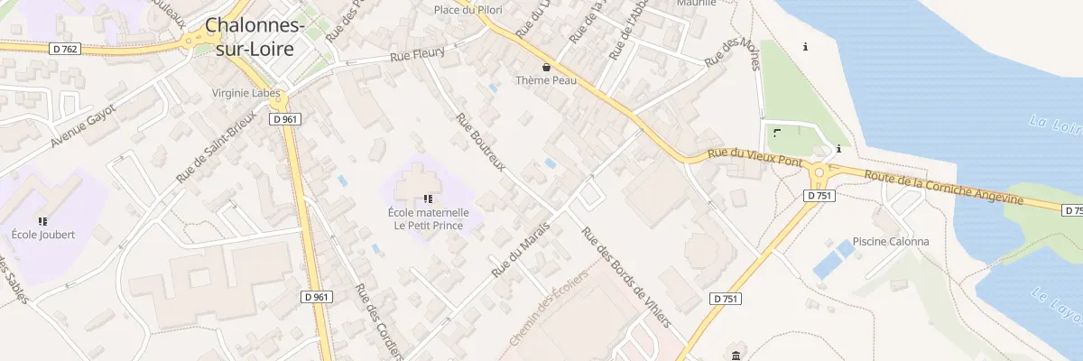 Plan du 1 Rue Boutreux à Chalonnes-sur-Loire