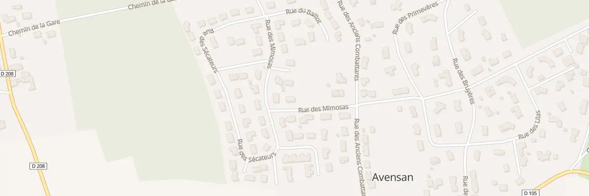 Plan du 8 Rue du Cellier à Avensan