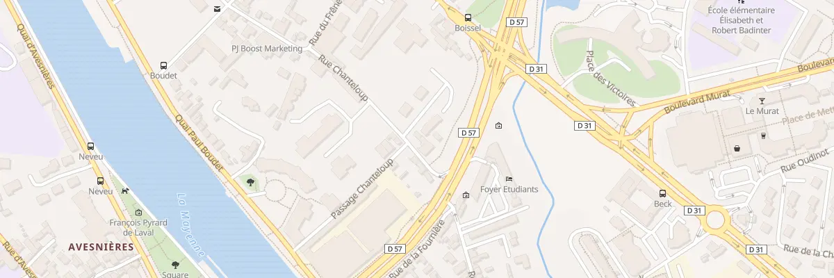 Plan du 93 Rue Chanteloup à Laval