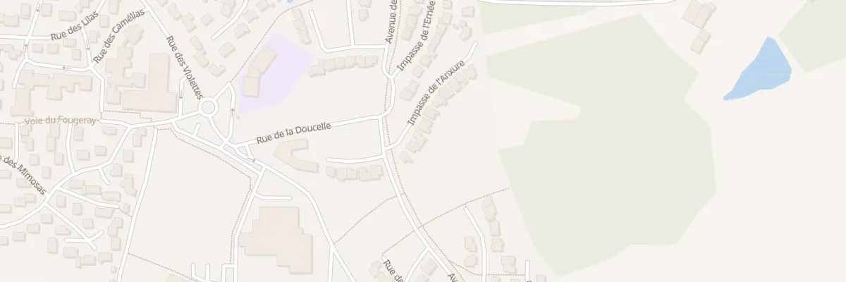 Plan du 6 Imp de L’Anxure à L’Huisserie