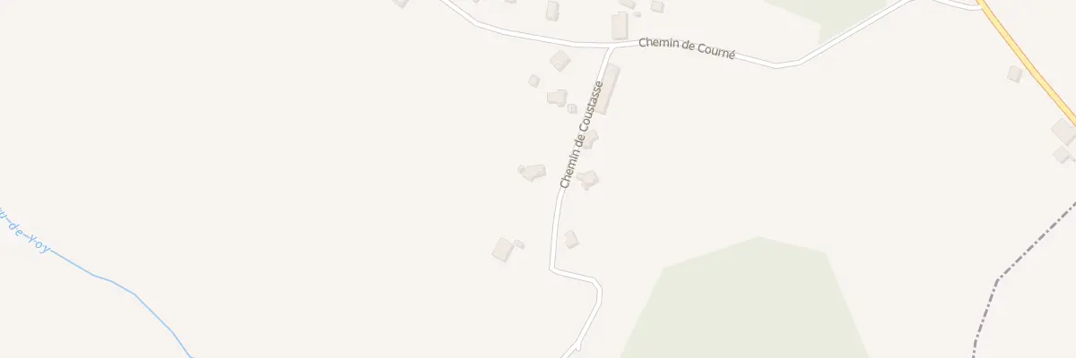 Plan du 540 Che de Coustasse à Bonnut