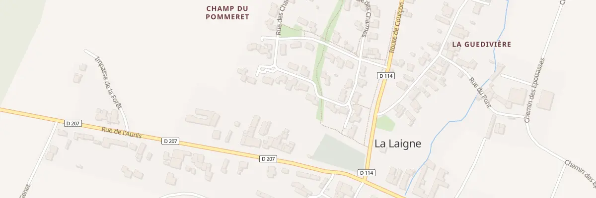 Plan du 19 Rue des Frênes à La Laigne