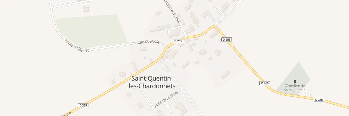 Plan du 5 Le Bourg à Saint-Quentin-les-Chardonnets