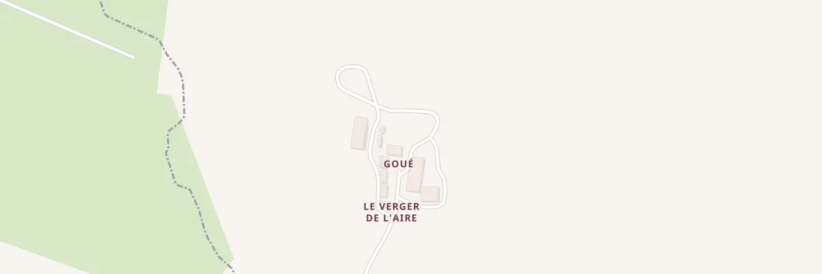 Plan du 1 Goue à La Bigottière