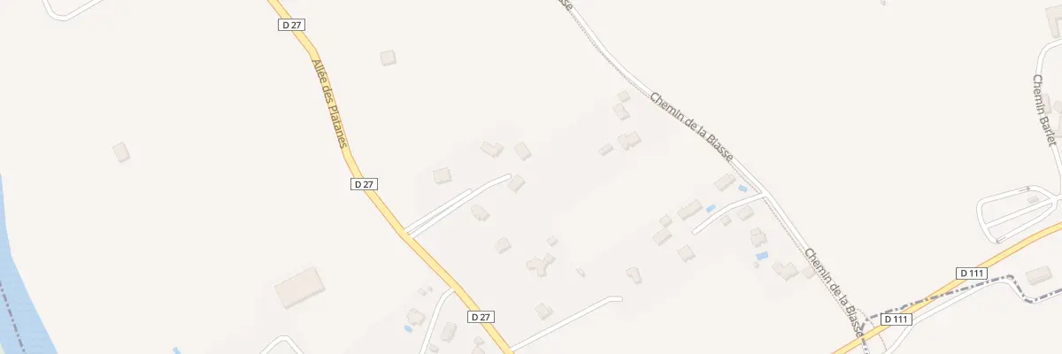 Plan du 17 All des Platanes à Méritein