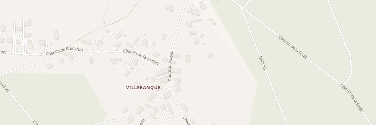 Plan du 12 Rte du Poteau à Avensan
