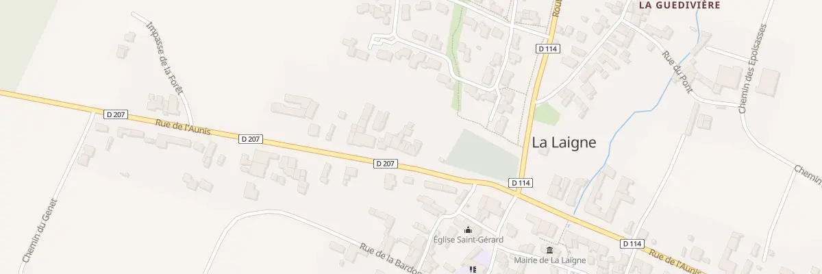 Plan du 129 Rue de l’Aunis à La Laigne