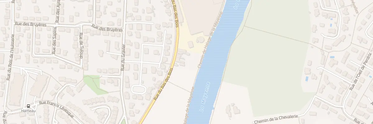 Plan du 89 Rue du Bas des Bois à Laval