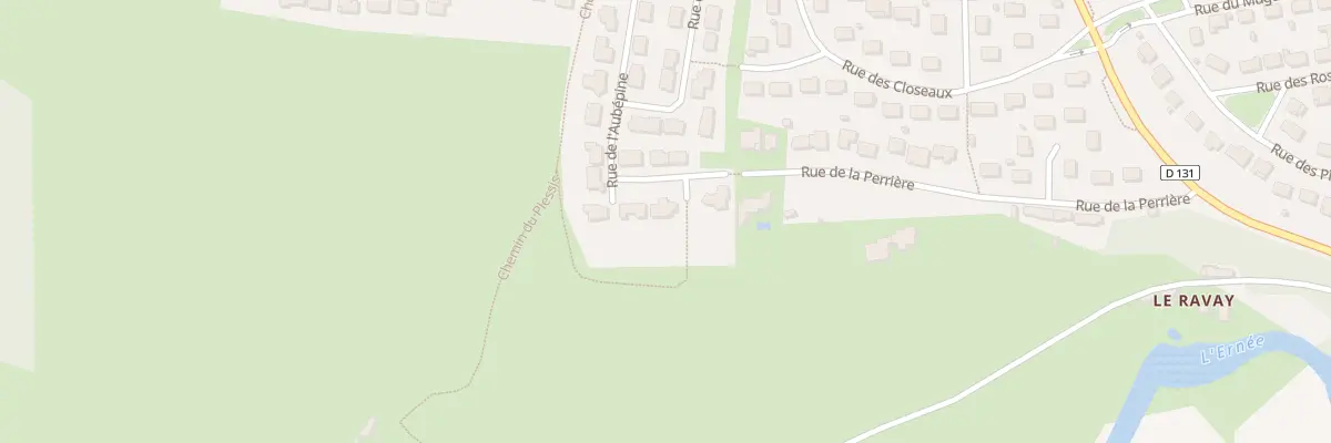 Plan du 28 Rue de l’Aubepine à Saint-Jean-sur-Mayenne