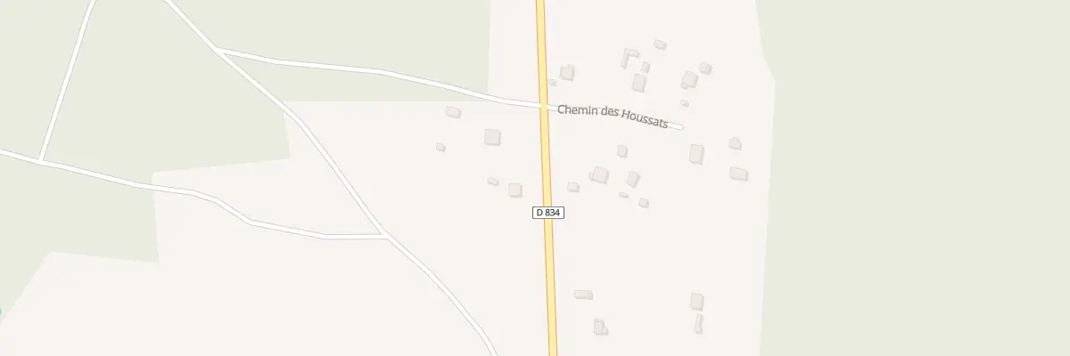 Plan du 3401 Rte de Pissos à Trensacq