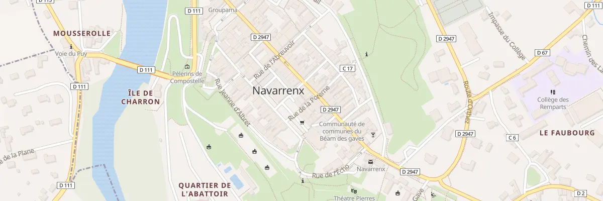 Plan du 2 Pl Darralde à Navarrenx