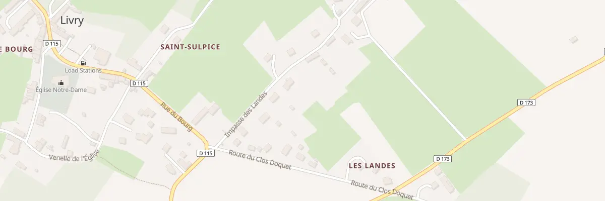 Plan du 142 Imp des Landes - Livry à Caumont-sur-Aure