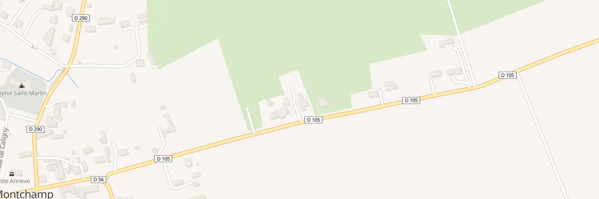 Plan du 9 Rte de la Chenottee Montchamp à Valdallière