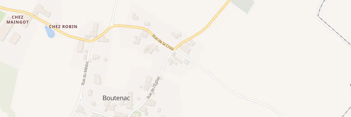 Plan du 24 Rue de l’Eglise à Tanzac