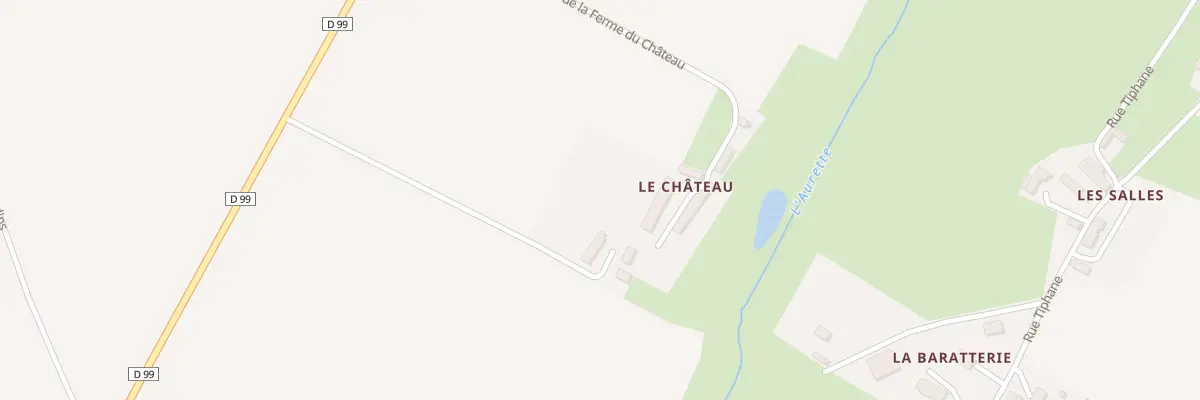 Plan du 2461 Rte de Cahagnolles à Cahagnolles