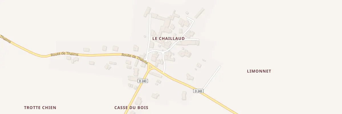 Plan du 48 Rte du Chaillaud à Saint-André-de-Lidon
