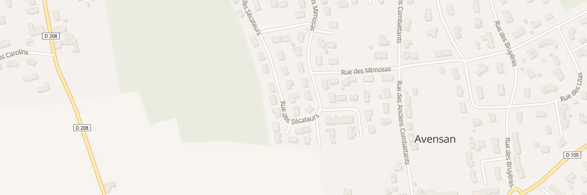 Plan du 17 Rue des Secateurs à Avensan