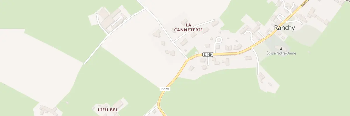 Plan du 1 Che la Folie à Ranchy
