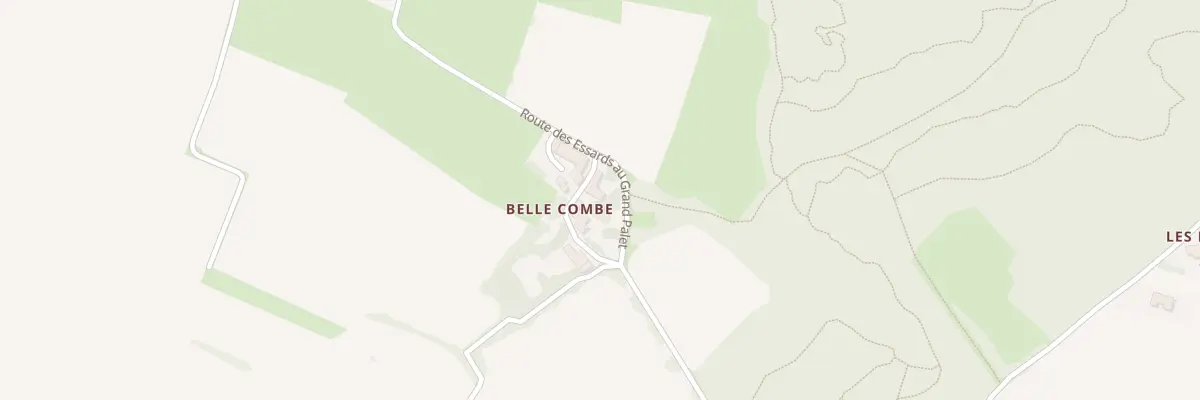 Plan du 3 Rue de Belle Combe aux Essards