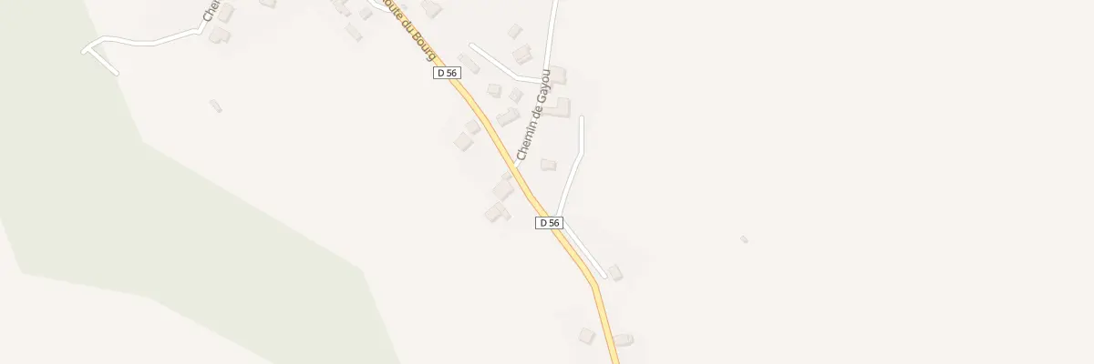 Plan du 500 Rte du Bourg à Bonnut