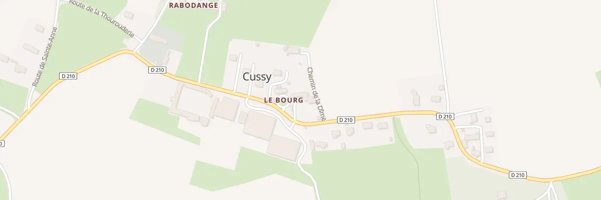 Plan du 5011 Le Bourg à Cussy
