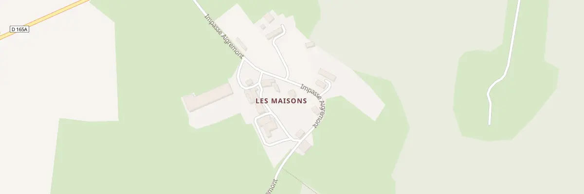 Plan du 5039 Les Maisons à Brémoy