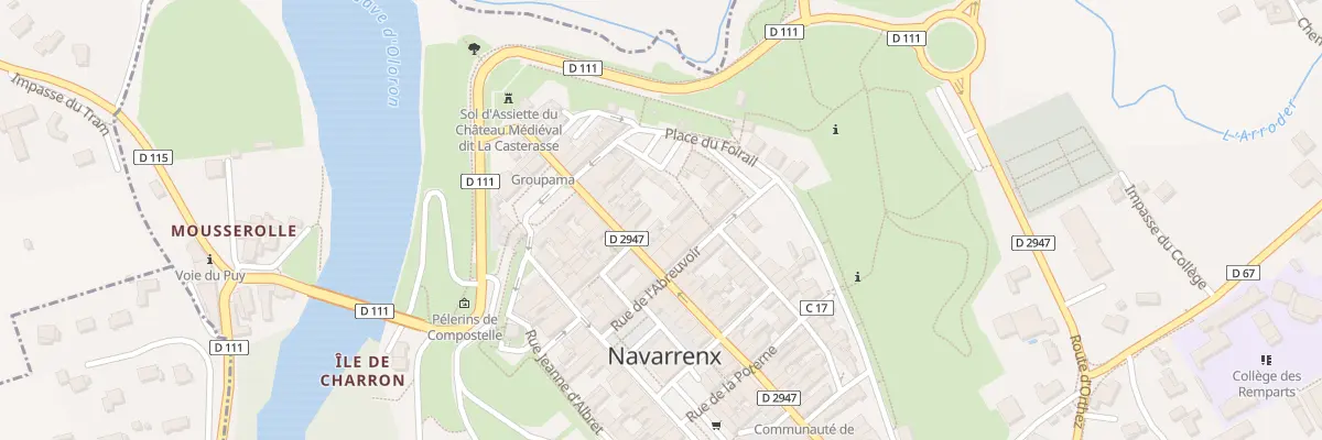 Plan du 60 Rue Saint Germain à Navarrenx