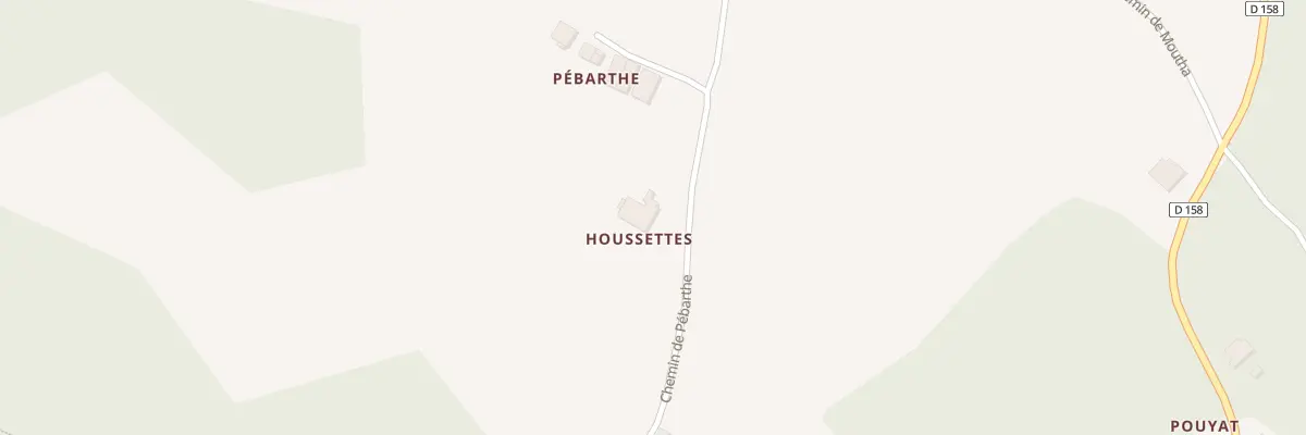 Plan du 2101 Che de Pebarthe à Amou
