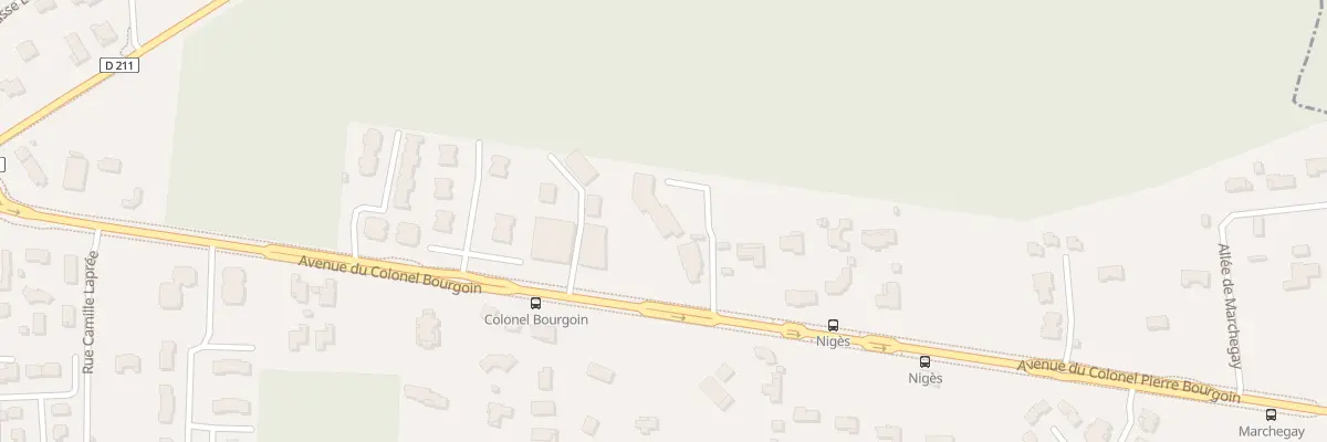 Plan du 33 Av Col Pierre Bourgoin à Martignas-sur-Jalle