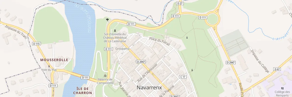Plan du 12 Pl du Foirail à Navarrenx