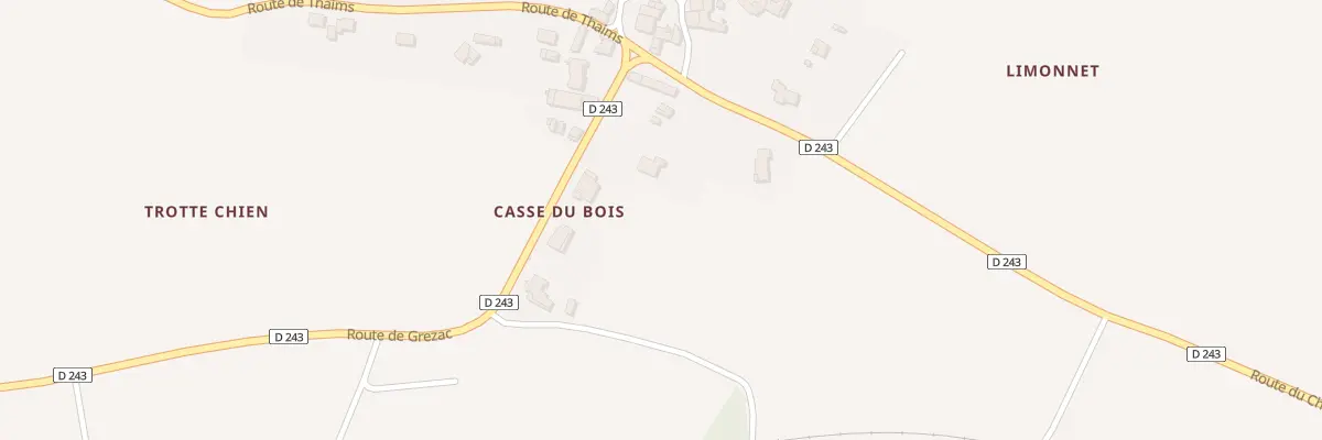 Plan du 5 Che de Fraigne à Saint-André-de-Lidon