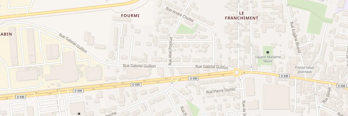 Plan du 25 Rue Gabriel Guillon à Surgères
