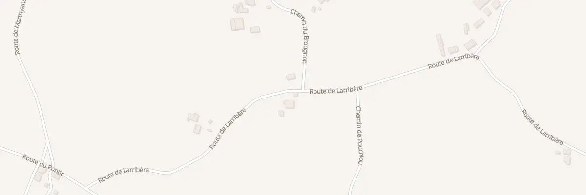 Plan du 987 Rte de Larribère à Caupenne